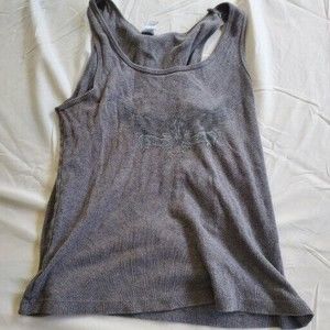 Iron Horse Saloon Womens Tank Top Size Large Bella Gray Grey Ormond Beach FL